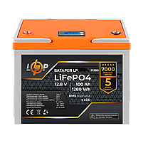 Комплект резервного живлення LP (LogicPower) ДБЖ + літієва (LiFePO4) батарея (UPS B430+ АКБ LiFePO4 1280W), фото 4