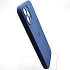Чохол накладка Silicon Case Full camera для iPhone 12 Pro Max Deep Navy, фото 3