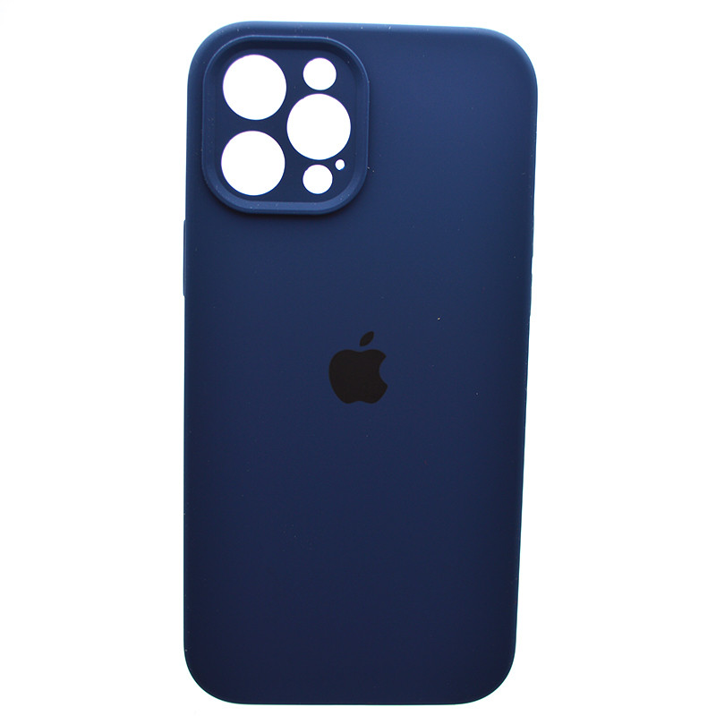 Чохол накладка Silicon Case Full camera для Apple iPhone 12 Pro Max Deep Navy, фото 1