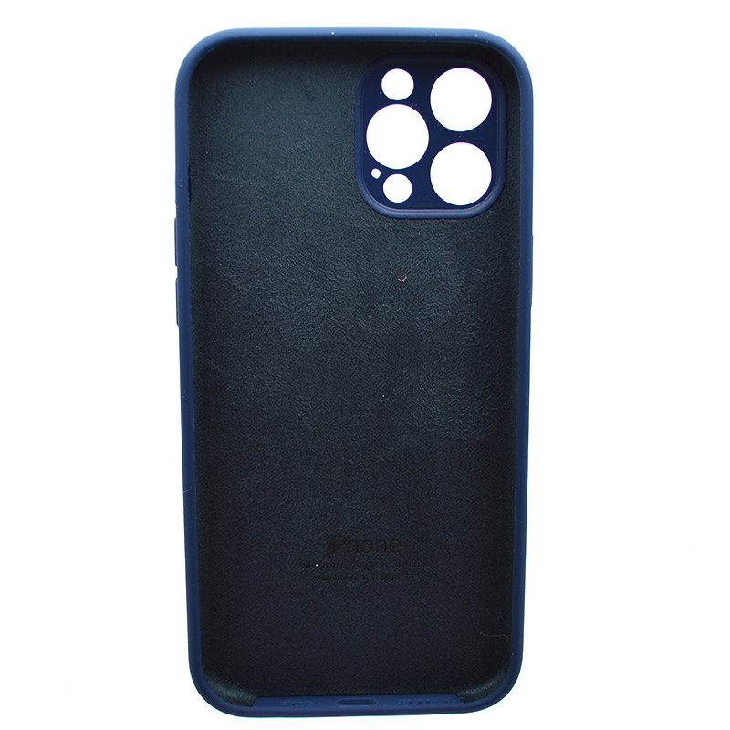Чохол накладка Silicon Case Full camera для Apple iPhone 12 Pro Max Deep Navy, фото 2