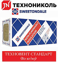 Утеплювач ТЕХНОНИКОЛЬ Техновент Стандарт (80 кг/м3) 50 мм