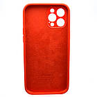 Чохол накладка Silicon Case Full camera для iPhone 12 Pro Max Red, фото 2