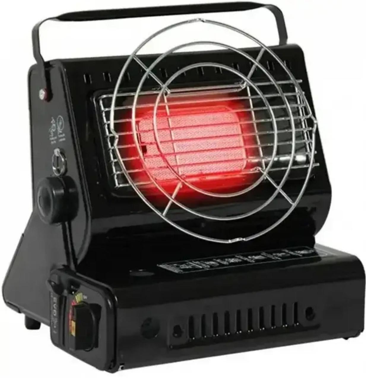 Портативний газовий обігрівач + плита Happy Home Gas Heater 2в1