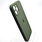 Чохол накладка Silicon Case Full camera для iPhone 12 Pro Max Cyprus Green, фото 3