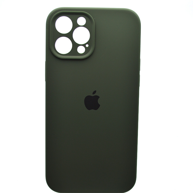 Чохол накладка Silicon Case Full camera для iPhone 12 Pro Max Cyprus Green, фото 1