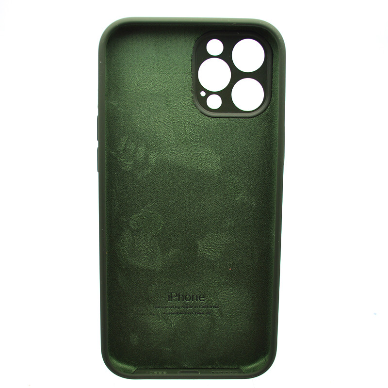 Чохол накладка Silicon Case Full camera для iPhone 12 Pro Max Cyprus Green, фото 2
