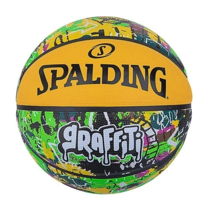 М'яч баскетбольний Spalding Graffitti жовтий, муль