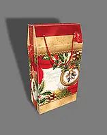 Новорічна коробка, картонна упаковка для цукерок/Норічна коробка, 1500 г, Картонне паковання для цукерок