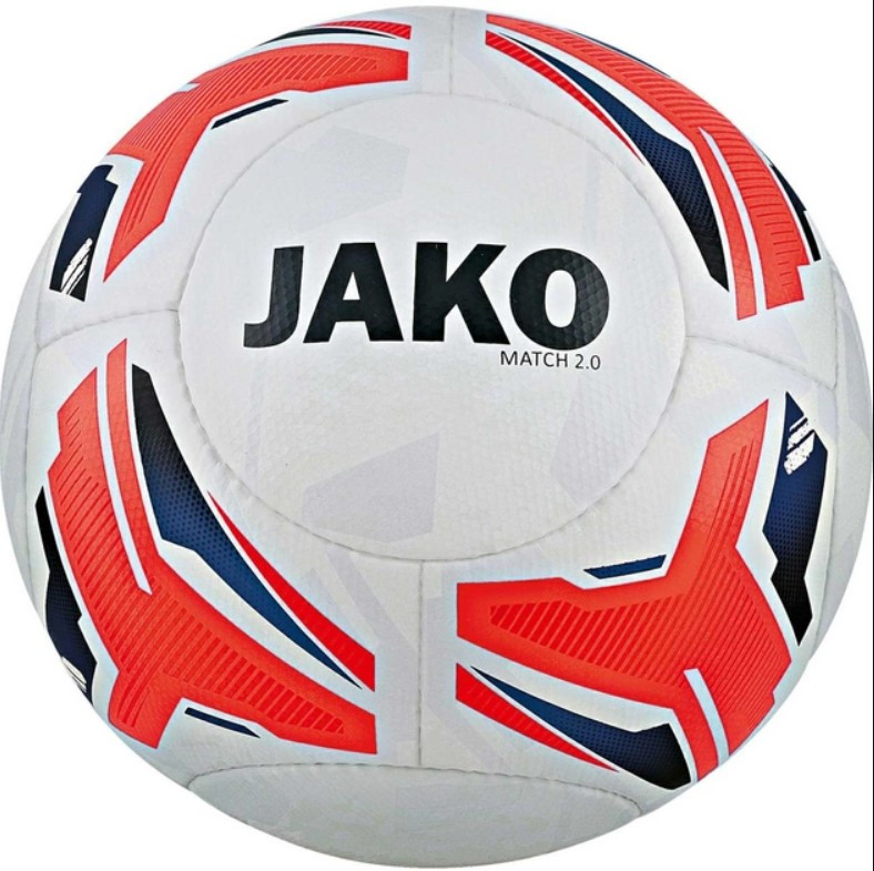 М'яч футбольний Jako Match 2.0 білий Уні 5