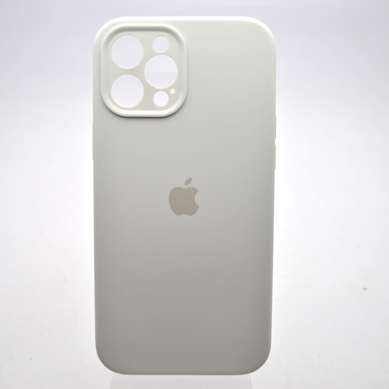 Чохол накладка Silicon Case Full camera для iPhone 12 Pro Max White, фото 1