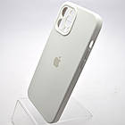 Чохол накладка Silicon Case Full camera для iPhone 12 Pro Max White, фото 4