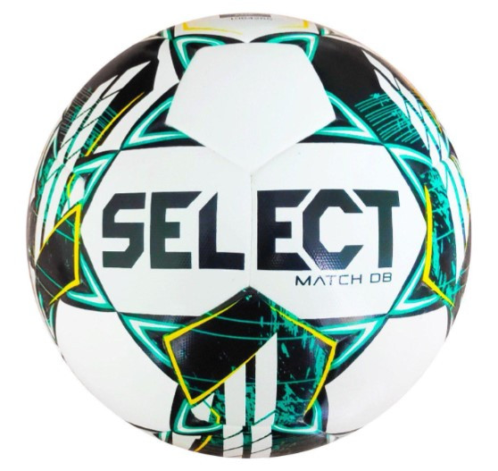 М'яч футбольний Select MATCH DB FIFA v23 біло-зеле