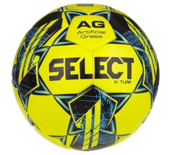 М'яч футбольний Select X-TURF v23 жовто-синій Уні
