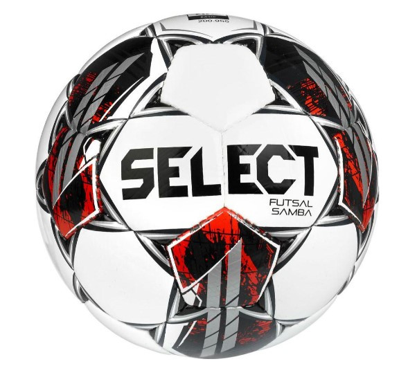 М'яч футзальний Select Futsal Samba v22 біло-срібл
