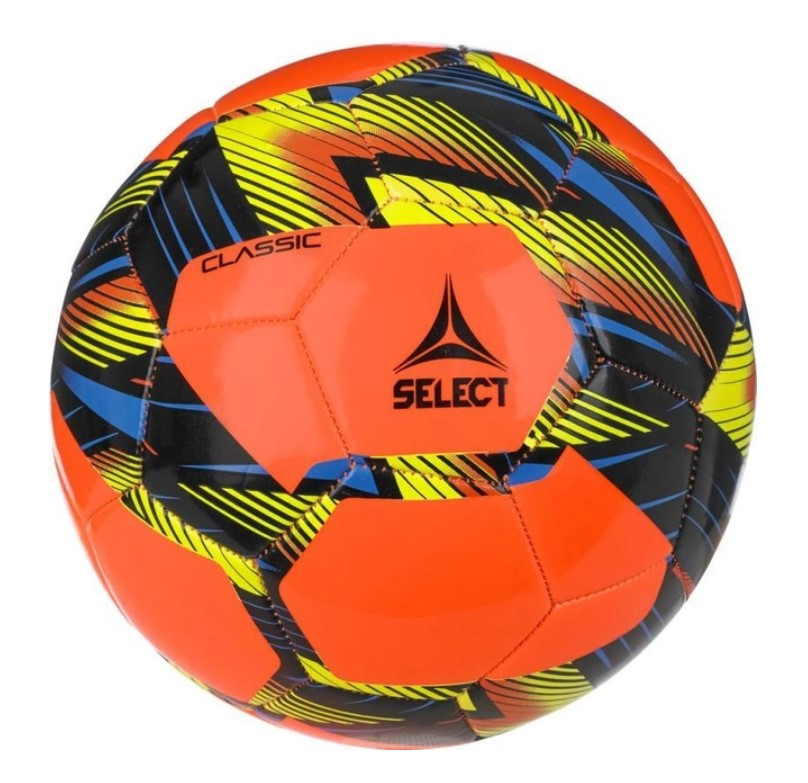 М'яч футбольний Select FB CLASSIC v23 помаранчево-чорний Уні 5