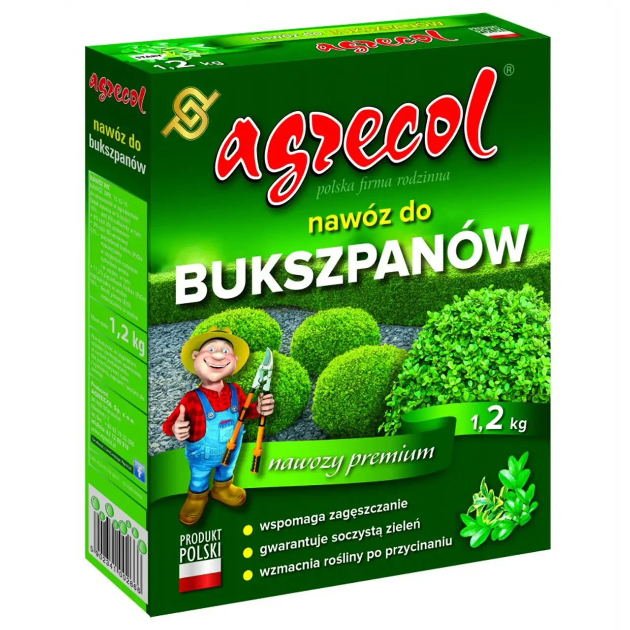 Мінеральне добриво для самшита  Agrecol / Агрекол, 1,2 кг