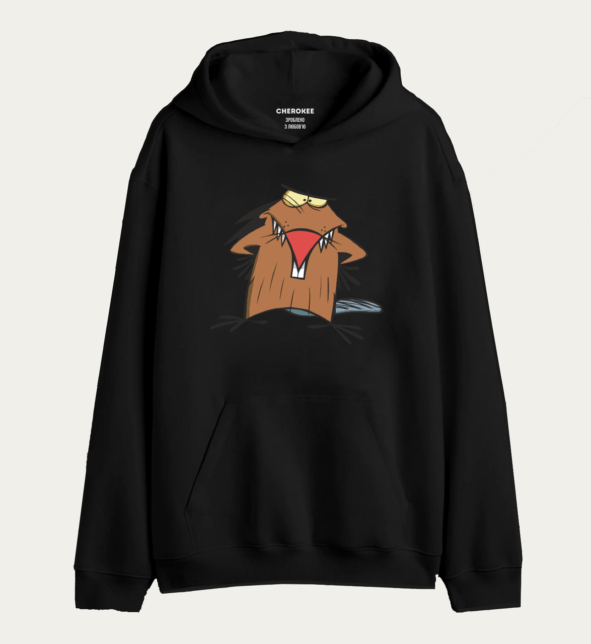 Худі з принтом Злюки Бобри « Деггет Дуфус | Злюки Бобри», фото 1