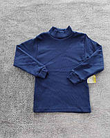 Дитяча водолазка рубчик без начосу на хлопчика 92-128 см