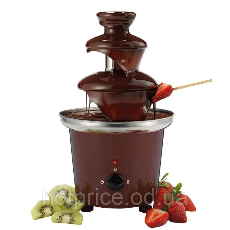 Шоколадный фонтан мини Фондю Mini Chocolate Fondue Fountain [ОПТ] - фото 6 - id-p1942663130