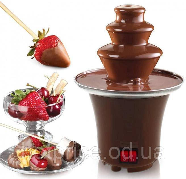 Шоколадный фонтан мини Фондю Mini Chocolate Fondue Fountain [ОПТ] - фото 1 - id-p1942663130