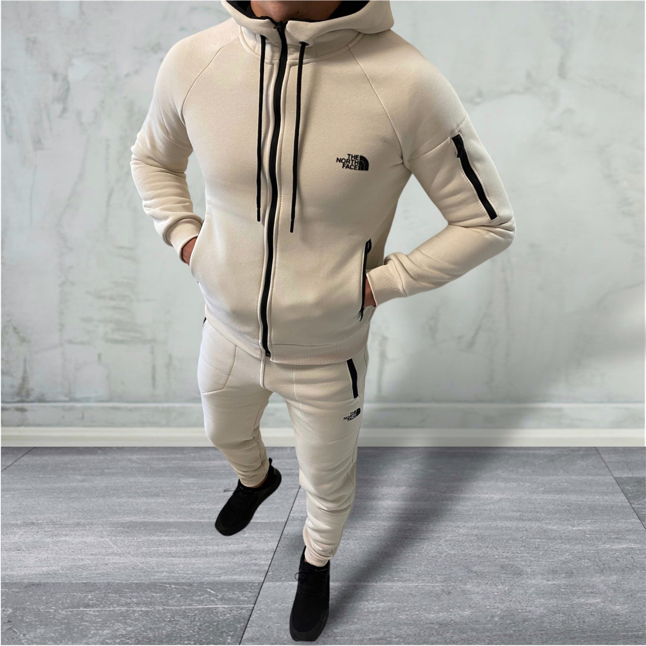 Теплий спортивний чоловічий костюм The North Face