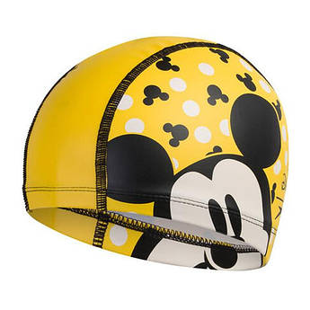 Шапка для плавання Speedo MICKEY MOUSE PRT PACE CAP JU жовтий, чорний дит OSFM