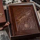 Подарункова Родовідна книга Манускрипт з натуральної шкіри, фото 6