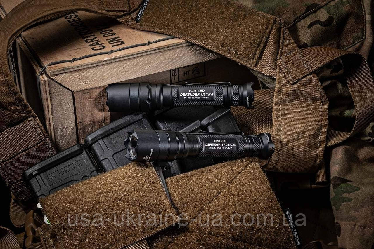 Комплект тактического светодиодного фонаря SureFire E2D Defender E2DLU, 1000 люмен - фото 6 - id-p1942661548