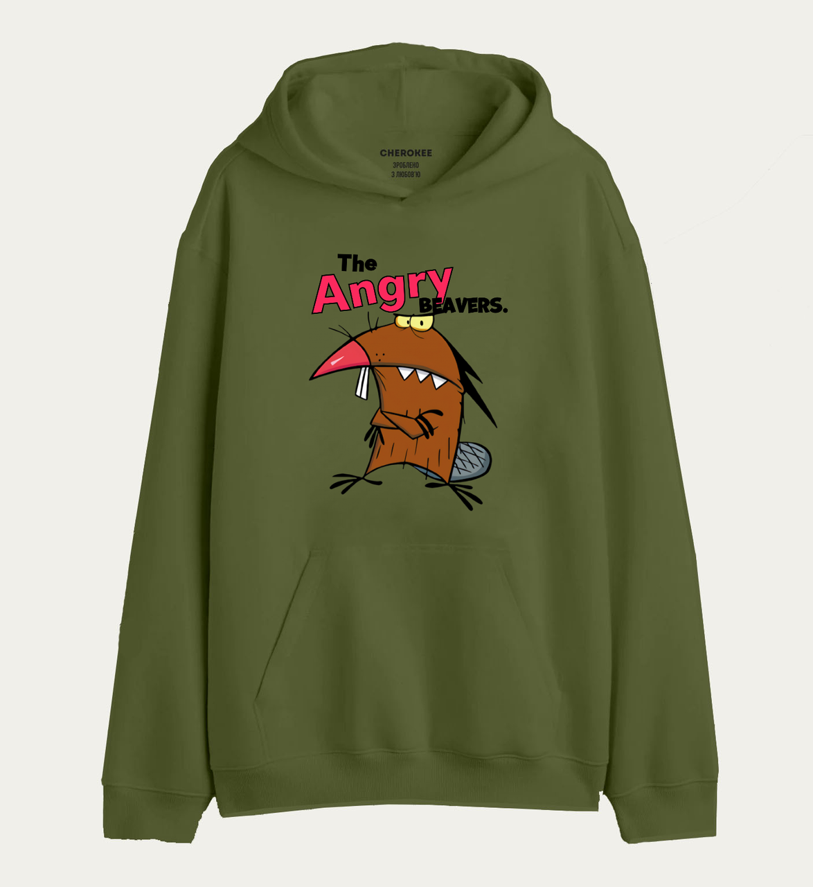 Худі з принтом Злюки Бобри «The Angry BEAVERS.», фото 1