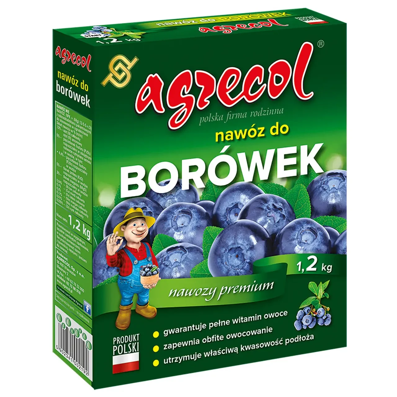 Добриво Агрекол/ Agrecol для лохини  1,2 кг