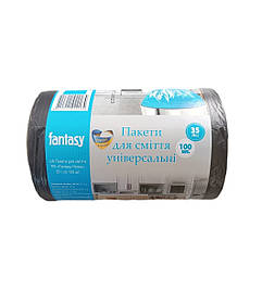 Пакети для сміття Fantasy home 35 л 100 шт