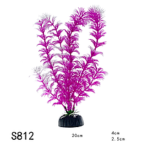 Декорация для аквариума растение S812 20*4*2,5 см (пластик)