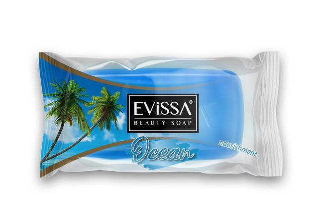 Мило туалетне EVISSA BEAUTY SOAP 75g OCEAN, фото 1