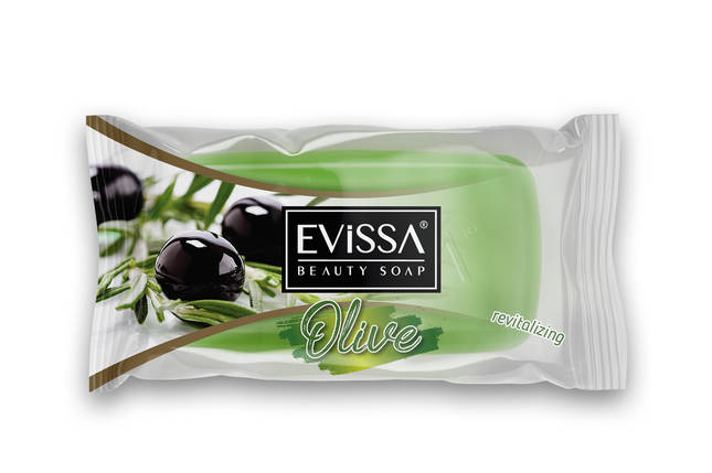 Мило туалетне EVISSA BEAUTY SOAP 75g OLIVE, фото 1