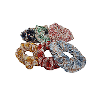 Резинка для волосся широка у клітинку