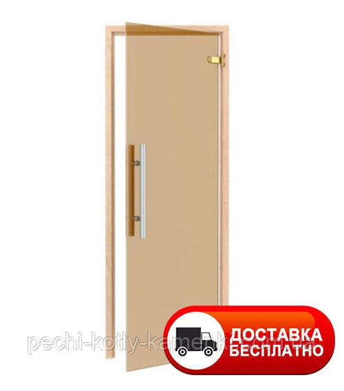 Двери для сауны и бани Thermory Premium Bronze 70х190 мм - фото 1 - id-p1942661539