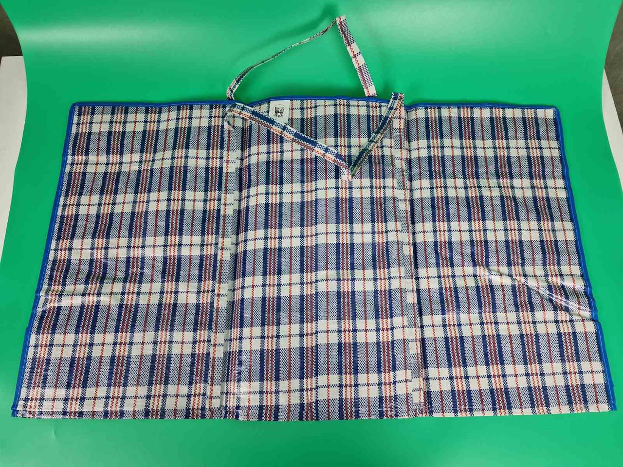 Господарська сумка картата поліпропіленова No-9 (100*60*32) (1 шт), фото 1