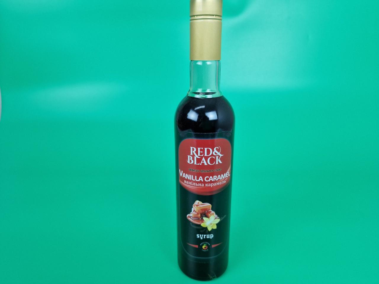 Сироп Red&Black Ванільна карамель 0,7 л (1 шт), фото 1