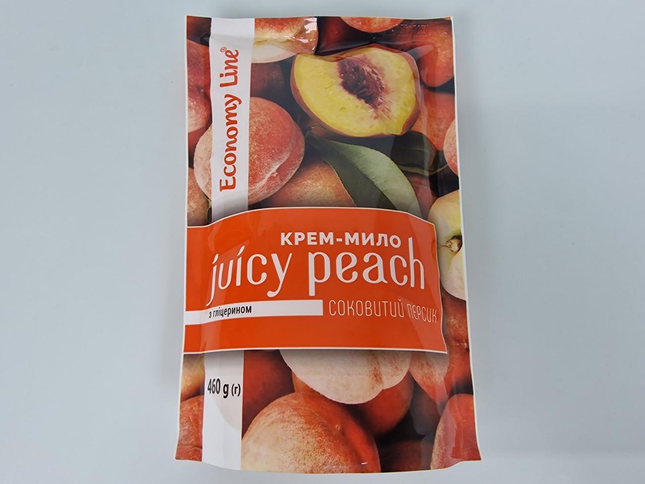 Мило-гель Economy Line 460 г "Сочний Персик" (1 шт.), фото 1