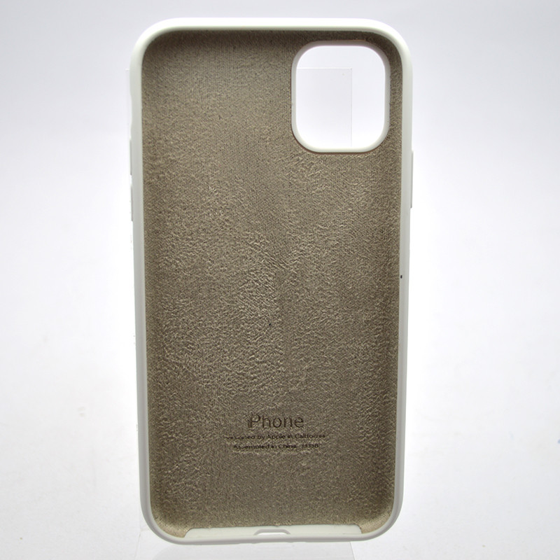 Чохол накладка Silicon Case Full Cover для iPhone 11 White, фото 2