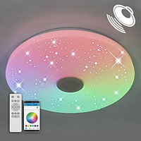 Світильник стельовий світлодіодний LUMINARIA A-PLAY 60W RGB R420 APP SHINY 220V IP20 з пультом ДК