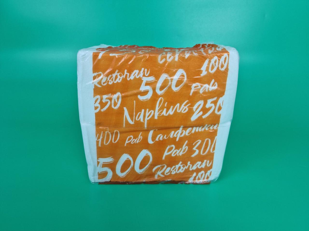 Серветка паперова 250лист ФАБРИКАНТ однотонна (1 пач.), фото 1