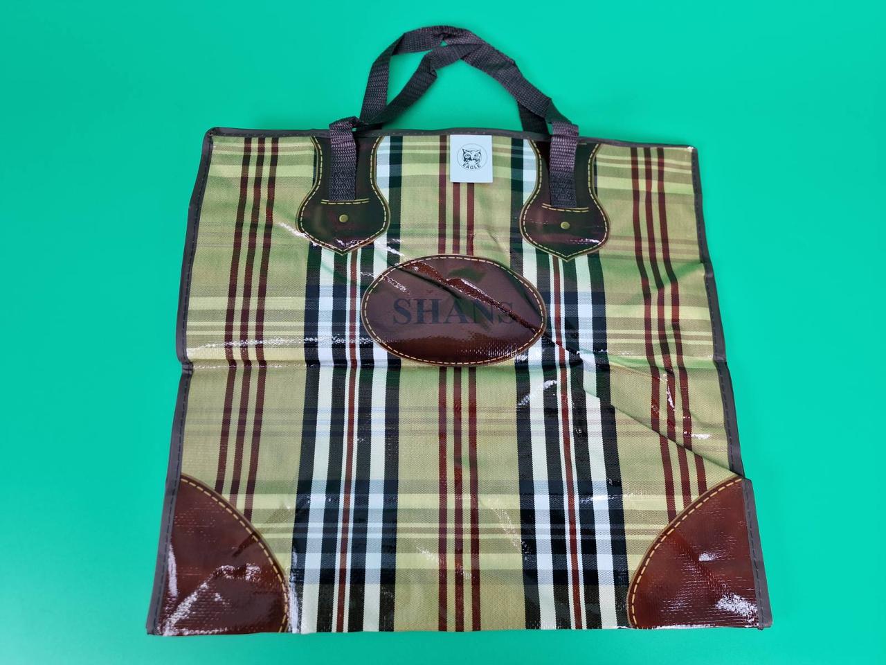 Сумка господарська, поліпропіленова, з кольоровим малюнком No3 Щільна (50x34x22) (1 шт.), фото 1