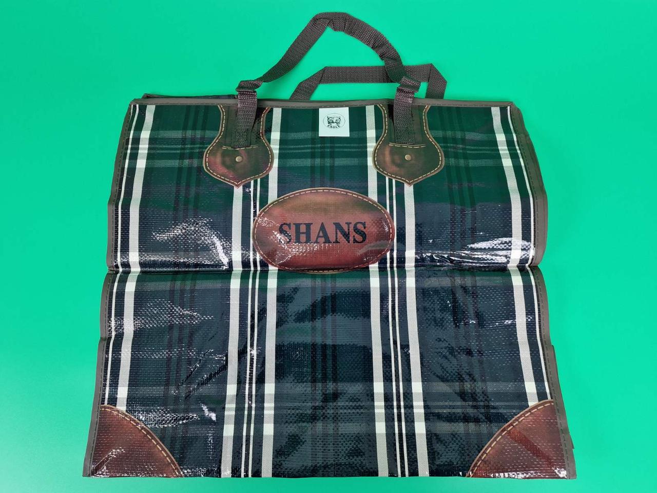 Сумка господарська, поліпропіленова, з кольоровим малюнком No4 Щільна (55x48x27) (1 шт.), фото 1