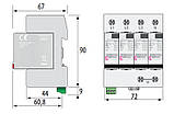 Обмежувач перенапруги 4Р 50кА 280В [2442907] ETITEC V T12 ETI, фото 2