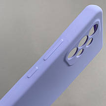 Чохол для Samsung Galaxy A53 5G (A536B) силікон кейс чохол з мікрофіброю на самсунг а53 5г бузковий r4e, фото 4