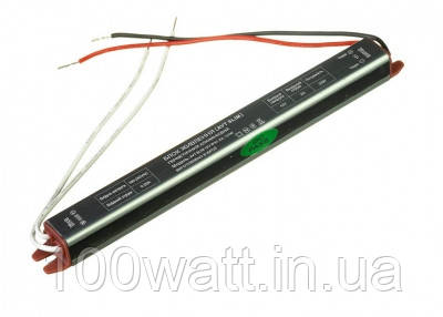 Блок живлення герметичний AVT SLIM 12V 3А 36W для світлодіодної стрічки IP67 1021916