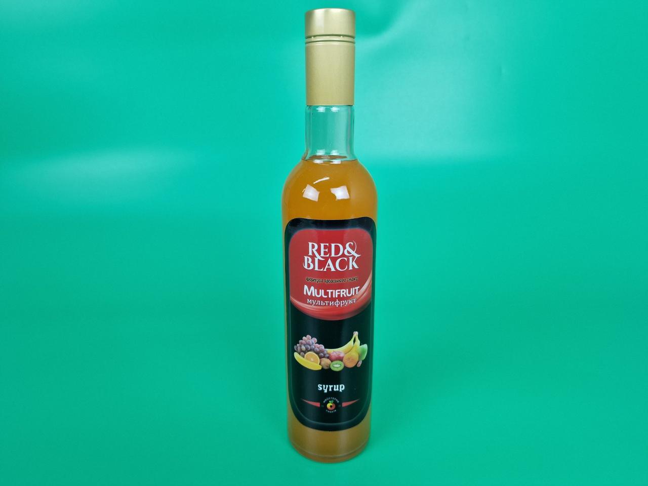 Сироп Red&Black Мультифрукт, 0,7 л (1 шт.), фото 1