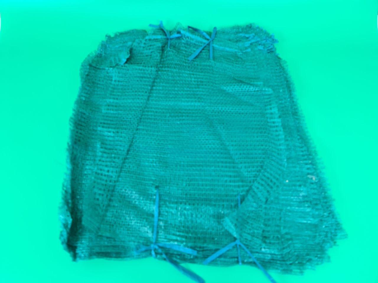 Мешок овочівна сітка (р42x63) 25кг зелена (100 шт), фото 1