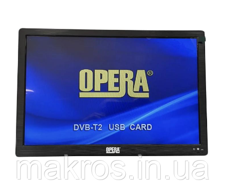 Автомобильный портативный телевизор с встроенным Т2 OPERA OP-1420 15.6 ...